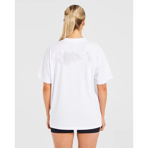 เสื้อยืดผู้หญิง Easy Care Basic คอกลม แขนสั้น ผ้าฝ้าย 100% ทรงปกติ ใส่ได้ทุกวัน ดีไซน์เรียบง่าย คลาสสิก - Product Image 4