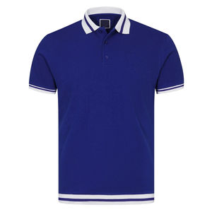 Polo homme anti-rétrécissement en polyester et coton, grande taille, col montant, design personnalisé, respirant, authentique - Product Image 6