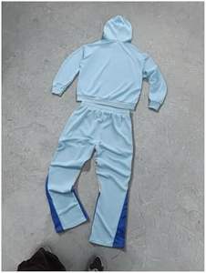 Survêtements en molleton technique de haute qualité pour hommes, avec logo personnalisé imprimé, design streetwear tendance, coupe ample, respirants, pour l'hiver, vente en gros, ensembles OEM - Product Image 3