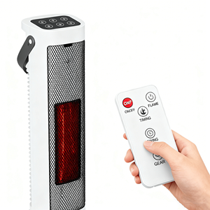 Stufa Elettrica 3D con Effetto Fiamma, Angolo di 120°, 30% Più Veloce, con Timer 5 Ore, Telecomando e Sicurezza Silenziosa - Product Image 6