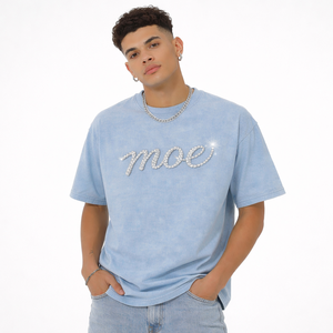 Camisetas de moda con logo de diamantes de imitación, 240 g/m², estilo vintage desgastado, camiseta de gran gramaje, camiseta de alta calidad, proveedor de camisetas para hombre - Product Image 5