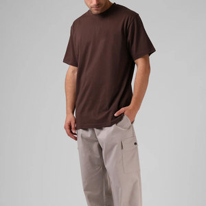 Nouveau design 2026 – T-shirt en toile 100 % coton pour homme, coupe classique, respirant, séchage rapide, avec poche poitrine avant, vente en gros - Product Image 6