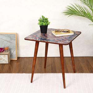 Tables basses rondes gigognes faites à la main, qualité supérieure, en bois de manguier, prix de gros, pour salon, en bois de récupération de qualité supérieure - Product Image 3