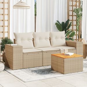 Juego de sofás de jardín beige - Product Image 1