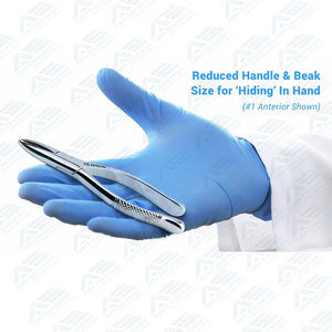 Pince d'extraction dentaire Dents antérieures primaires supérieures CE Instruments médicaux en acier inoxydable Pince orthodontique - Product Image 5