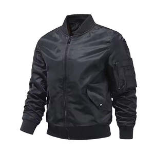 <b>Men's</b> Unisex Customizable Front Logo Baseball Bomber <b>Jacket</b> Waterproof Windproof <b>Reversible</b> High Street Style Winter Coat - Product Image 3