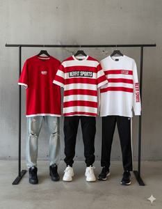 เสื้อยืดคอกลมแขนสั้น พิมพ์ลายโลโก้ตามสั่ง เนื้อผ้าหนา 100% คอตตอน ทรงโอเวอร์ไซส์ สตรีทแวร์ ทรงหลวม - Product Image 6