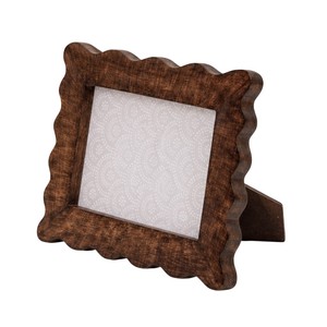Creative Quality Wave Shaped <b>Wooden</b> <b>Picture</b> <b>Frame</b> Natural Finish Eco Friendly Tabletop <b>Frame</b> Stylish Design Home Hotel Decor - Product Image 2