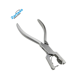 Pince à perforer Ainsworth en acier inoxydable de haute qualité pour la préparation du barrage dentaire en caoutchouc, 18 cm, fabricant et exportateur - Product Image 6