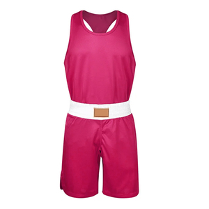 Conjunto de uniforme de boxeo de poliéster con logotipo personalizado para competición, equipo de entrenamiento avanzado, uniformes de kick boxing - Product Image 2