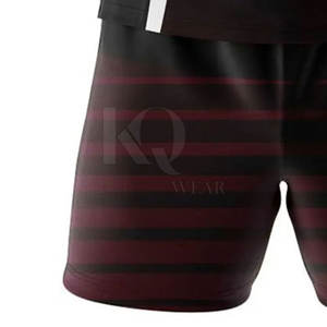 Uniforme de rugby personnalisé pour hommes, qualité supérieure, respirant, léger, maillot à manches courtes pour l'entraînement en équipe, les matchs, les sports de plein air - Product Image 6