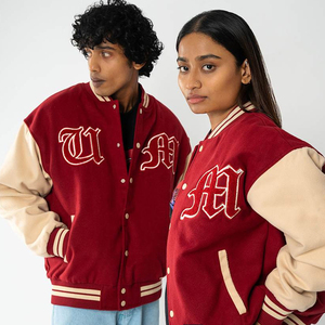 Unisex Varsity Letterman <b>Jacket</b> Wool Blend Embroidered <b>Baseball</b> Bomber <b>Jacket</b> Snap Button College Streetwear OEM Factory - Product Image 5