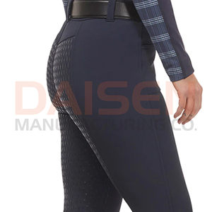 Leggings d'équitation pour femmes, taille haute, avec grip en silicone, extensibles, respirants, coupe performance - Product Image 4