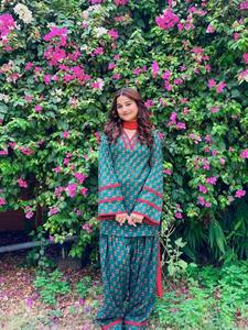 <b>Women</b> Traditional Cotton Printed Salwar <b>Suit</b> Green Red Casual Loose Fit Ankle-Length Summer India Pakistan Style - Product Image 5