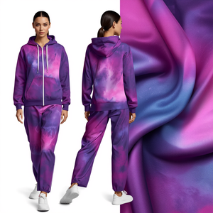 Conjunto Deportivo Sublimado con Degradado Abstracto para Mujer - Product Image 2