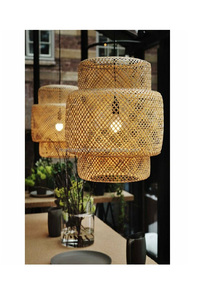 Lampe de rotin faite à la main de conception de luxe de bonne qualité et lampe suspendue pour la décoration de mariage de restaurant de maison et d'hôtels - Product Image 6