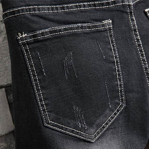 กางเกงยีนส์ขาสั้นผู้ชายดีไซน์โดดเด่นสไตล์ไฮสตรีทคุณภาพสูงรุ่นใหม่ล่าสุดสำหรับฤดูร้อน - Product Image 6