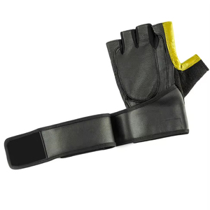 Guantes de Fitness de la Mejor Calidad al por Mayor, con Dorso de Cuero y Malla, Guantes Deportivos para Gimnasio - Product Image 6