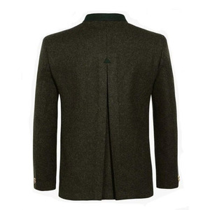 Handmade Custom <b>Men's</b> Reversible Canvas & <b>Wool</b> <b>Overcoat</b> <b>for</b> October Festival - Product Image 2