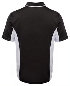 Chemise Homme Manches Courtes Color Block Séchage Rapide Respirante Coton Oxford Tricoté Décontractée Boutonnée Logo au Dos Coupe Classique - Product Image 5
