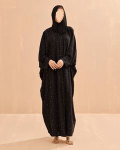 Hermoso Kaftan Abaya de Dubái, Hecho a Mano en Turquía, Largo hasta el Suelo, Manga Larga, Tela Suave y Transpirable, Corte Holgado, Informal, para Fiestas - Product Image 6
