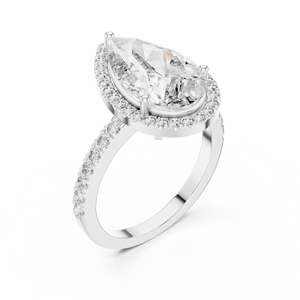 Joyas de anillo Rajshree, anillo de diamante de corte brillante de quilates originales de plata 925 para mujer, joyería de piedras preciosas - Product Image 1
