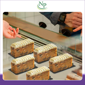 Tabla para pasteles de forma rectangular, altamente duradera, ecológica y de calidad alimentaria, disponible en color negro, de un vendedor indio. - Product Image 6