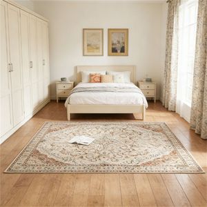 Tappeto Stampato Lavabile in Lavatrice, Set di Tappeti Marroni Misti per Soggiorni e Camere da Letto - Product Image 1