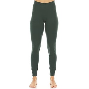 Leggings de Cintura Alta, Transpirables, de Tela de Velour Fina, Estilo Vintage, Largos, para Verano - Product Image 1