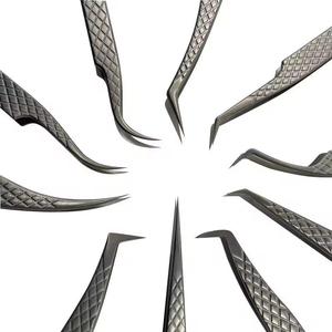 Juego de Pinzas para Pestañas de Acero Inoxidable de Precisión Quirúrgica Morje, Puntas Suaves para Uso Estético - Product Image 6