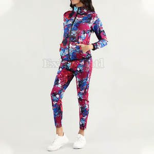 Survêtement de sport léger en coton pour femme, sublimation, style streetwear - Product Image 3