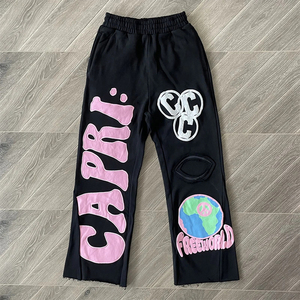 Pantalones Personalizados 100% Poliéster, Ligeros, de Pierna Ancha, Secado Rápido, Transpirables, Ropa Casual y Urbana Unisex para Hombre - Product Image 4