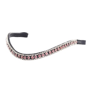 Banda ecuestre de cuero de vaca de alta calidad, con Cristal Swarovski, fabricante indio, venta al por mayor, todos los tamaños disponibles - Product Image 1