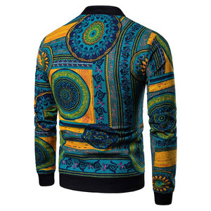 Chaqueta Bomber para Hombre al por Mayor, Nuevo Diseño Estampado, Cierre de Cremallera, Chaqueta Bomber para Hombre de la Mejor Calidad - Product Image 2