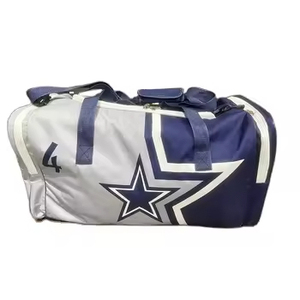 Sac de sport personnalisé sublimé, imperméable, grand format, sacs de voyage, sacs de sport de football américain avec compartiment à chaussures, OEM - Product Image 5