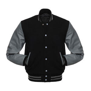 Veste de sport formelle en toile premium avec manches en similicuir, intérieur confortable, imperméable et respirant - Product Image 2