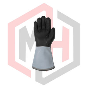 ถุงมือเชื่อม TIG หนังวัวแท้ ทนทาน แข็งแรง ป้องกันการฉีกขาด ป้องกันการบาด ป้องกันไฟ ป้องกันไฟฟ้าสถิตย์ 11 ออนซ์ 26 ซม. - Product Image 3