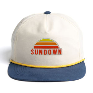 High Quality OEM Unstructured Contrast Color Rubber PVC Logo Patch Wholesale Snapback With Rope <b>Hats</b> Flat Brim Single Row Buckle - Product Image 1