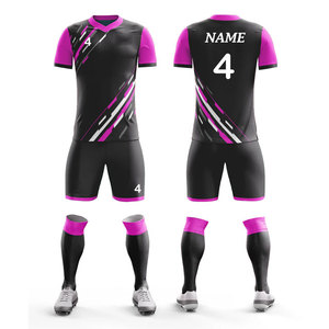 Football Kits Youth Sizes Men's <b>Soccer</b> Uniform Manufacturer Solid Color Jersey with Short Sets Athletic Sportswear Uniform - Product Image 1