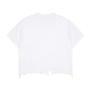 T-shirt Rétro Homme Style Urbain, Coton Haute Qualité, Coupe Ample Manches Courtes Épaules Tombantes, Oversize Boxy, Tissu de Gym Grammage 230 - Product Image 2