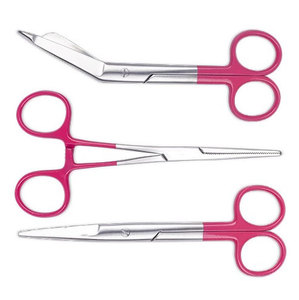 Stainless steel bandage & <b>plaster</b> scissors designed for medical dressing removal with safe tip for controlled cutting in clinic - Product Image 3