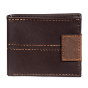 Cartera Delgada de Cuero Genuino de Marca Privada, Minimalista, para Bolsillo Delantero, Venta al por Mayor de Fábrica, Diseño Clásico, Cartera de Cuero para Hombre - Product Image 1