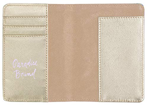 Porta Tarjetas de Identificación de Viaje con Diseño de Letras y Logotipo Personalizable, Funda de Cuero Vegano PU, Porta Pasaportes RFID con Ranuras para Tarjetas de Crédito - Product Image 4