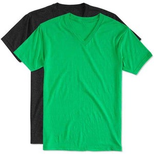 Men's 100% Cotton Shirts Men <b>v</b> Neck Summer Slim <b>Fit</b> T-shirt Printing Men's Colors Breathable t Shirt - Product Image 1