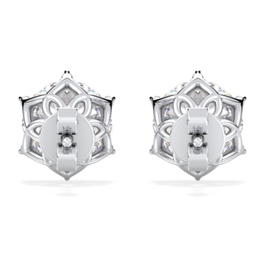 REYES Pendientes de Oro Sólido de 14K de Alta Calidad con Moissanita Certificada GRA y Cierre de Rosca para Mujer, Precio al por Mayor, Joyería Fina - Product Image 6