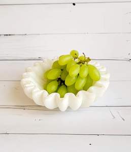 Bol en marbre, accessoire de luxe pour la maison, vaisselle élégante pour l'hôtellerie, bol moderne et minimaliste en pierre - Product Image 2