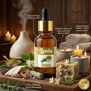 Aceite de Fragancia Heena Premium, Aroma Herbal Terroso Rico - Product Image 5