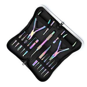 Kit Profesional de Herramientas de Acero Inoxidable para Extensiones de Cabello, Herramientas de Instalación de Anillos Micro, Juego Completo para Aplicación de Extensiones de Cabello - Product Image 5
