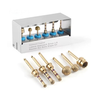 Ensemble d'instruments chirurgicaux pour implants dentaires : fraises diamantées pour sinus lift, forets DASK, instruments de crête, latéraux et à irrigation interne