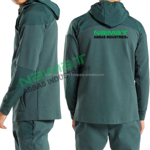 Ensemble de survêtement décontracté unisexe pour homme, taille plus, 2 pièces, 100% coton, écologique, respirant, pour le jogging - Product Image 2